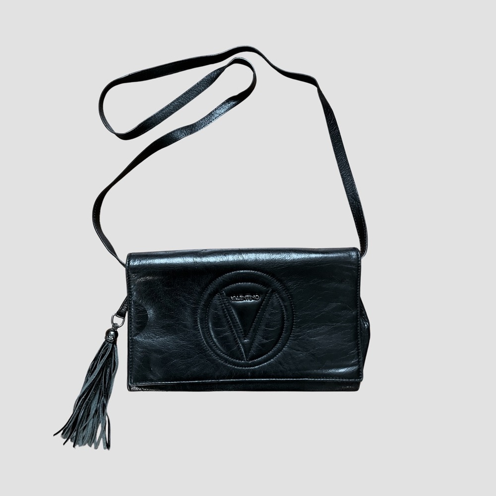 [SOLD] MARIO VALENTINO “LENA” COVERTIBLE CLUTCH AND CROSSBODY BAG (DAMAGED)